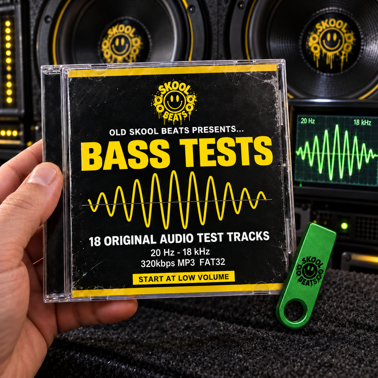Original Bass Test Tones USB