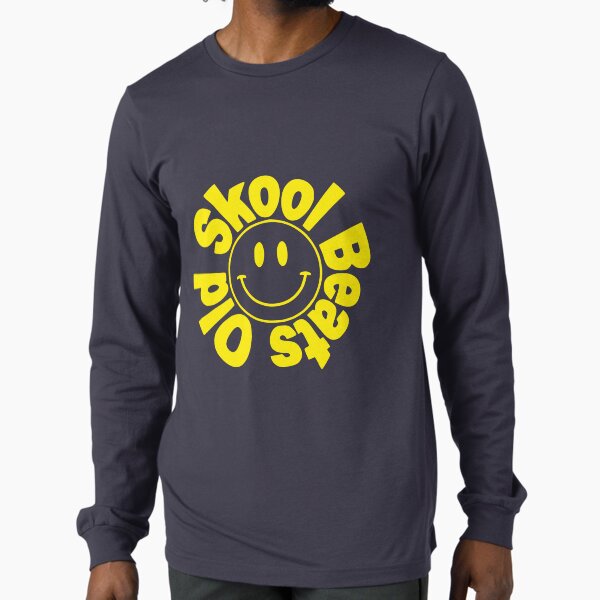 Old Skool Beats yellow logo long sleeve t-shirt