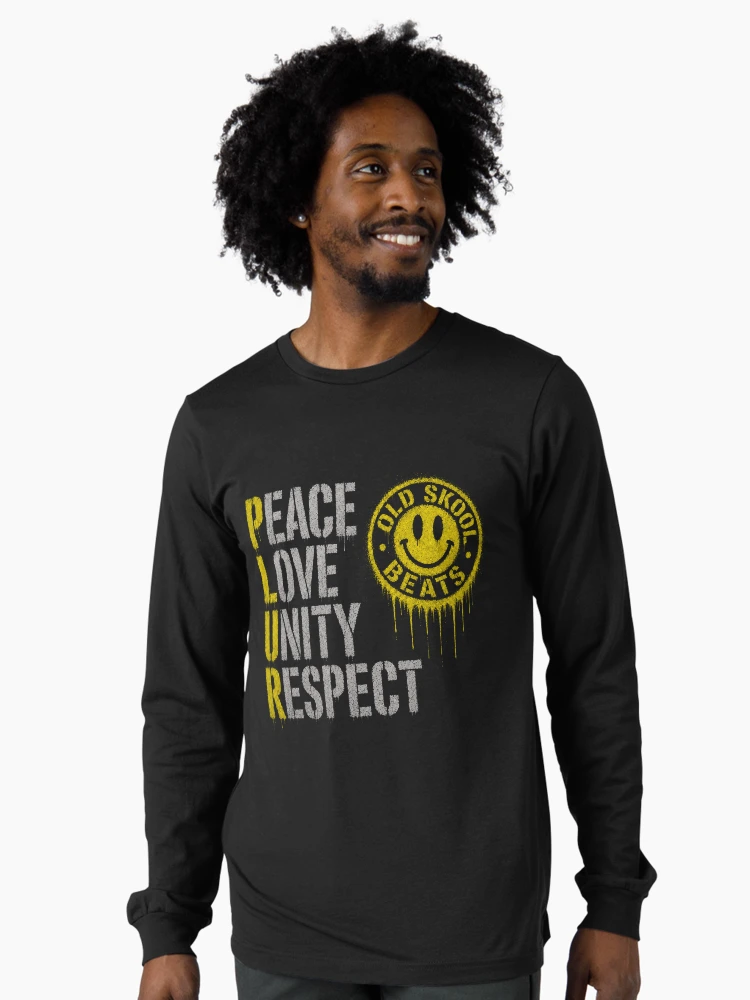 PLUR by Old Skool Beats long sleeve t-shirt