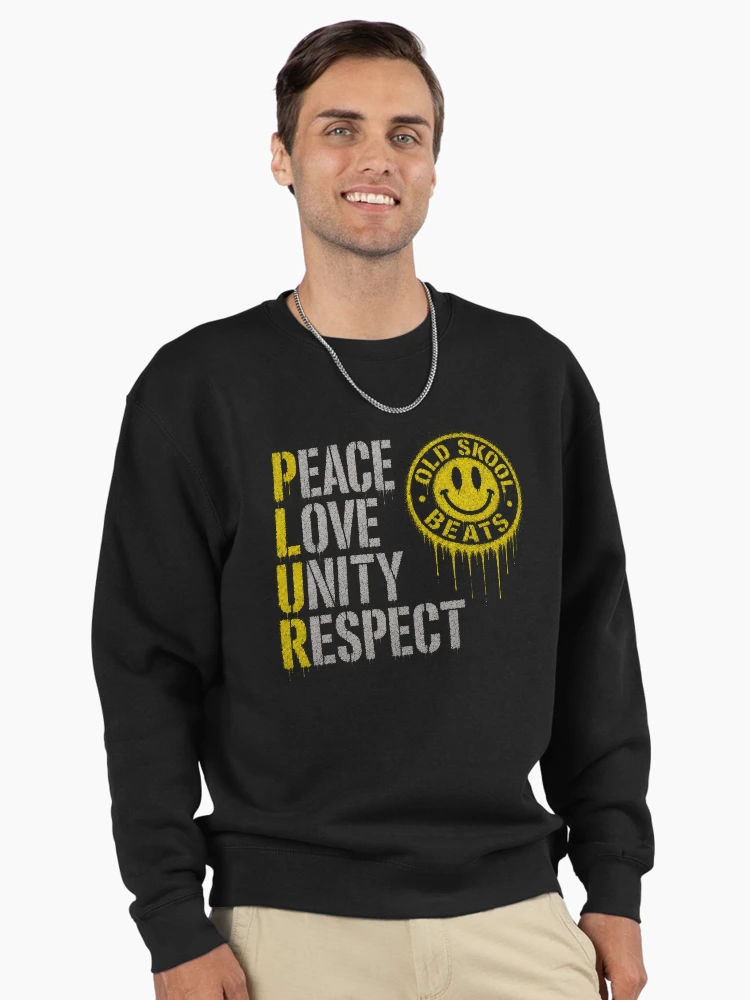 PLUR by Old Skool Beats pullover sweatshirt